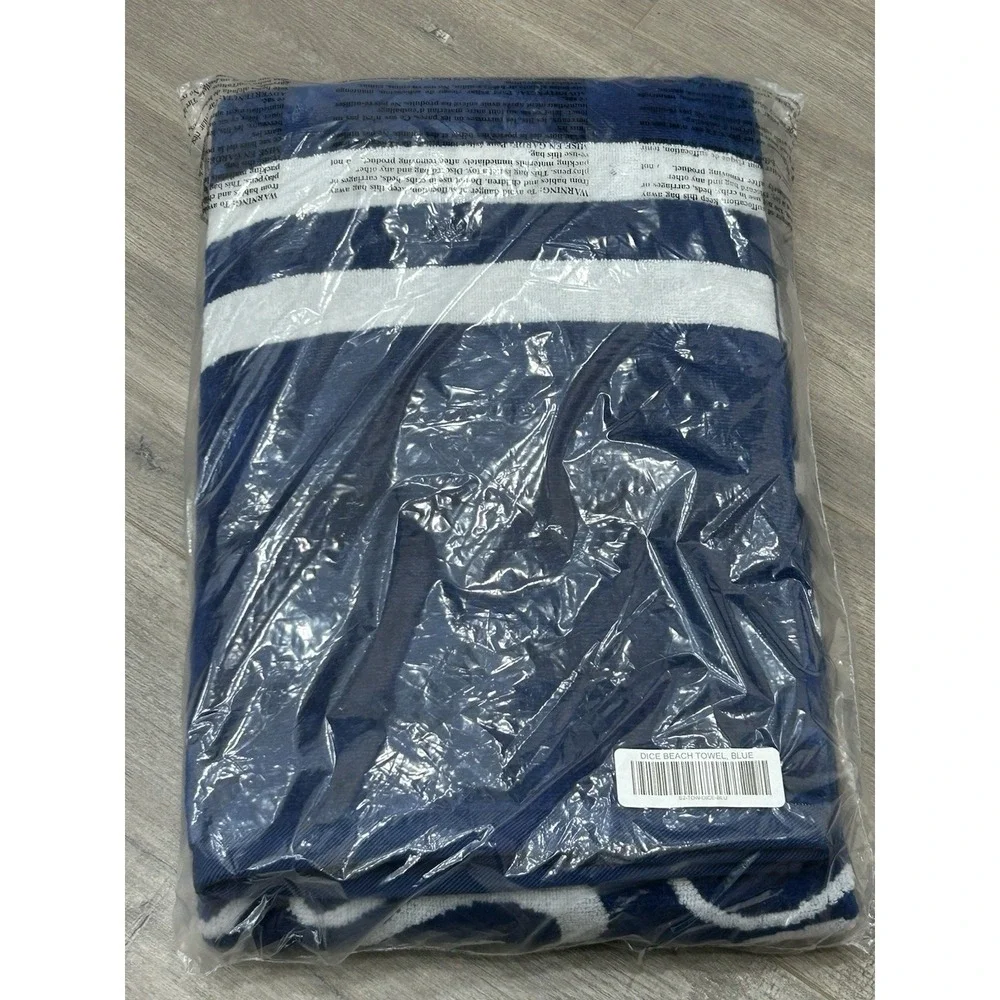 Bogey Boys Macklemore Vegas Pool Towel Blue Dice Beach Golf Hypebeast 58x30